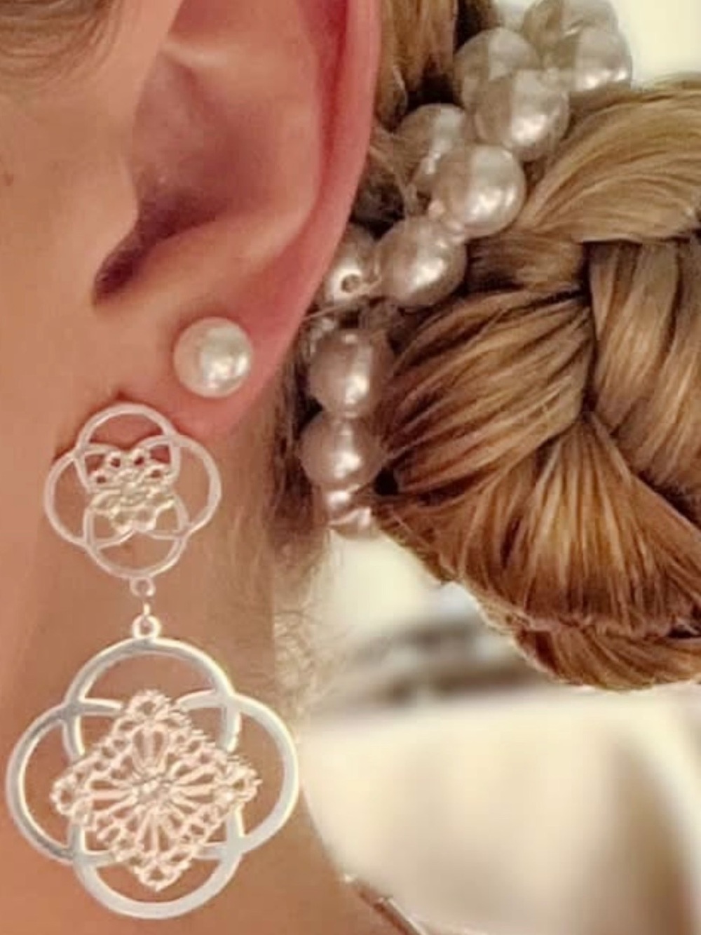 Park Lane “MATINEE” Freshwater Pearl Stud Earrings